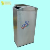 STAINLESS STEEL BIN RECTANGULAR (SWING TOP)