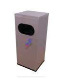 STAINLESS STEEL RECTANGULAR BIN (FLAT TOP)