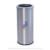 STAINLESS STEEL BIN c/w OPEN TOP