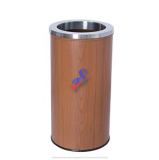 STAINLESS STEEL BIN c/w OPEN TOP