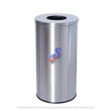 STAINLESS STEEL BIN c/w OPEN TOP